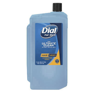 Dial For Men Hair &amp; Body Hydrating Wash, 1 Liter