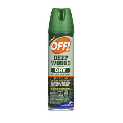 OFF! OFF Deep Woods Dry Insect Repellent, 4oz,