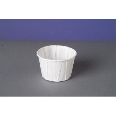 Genpak Paper Portion Cups, 2 oz., White, 250/Bag