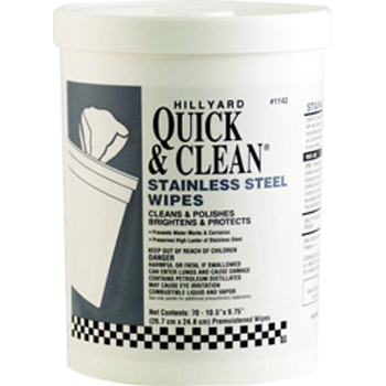 Hillyard Wipe Stainless Steel 70Ct 6/CS