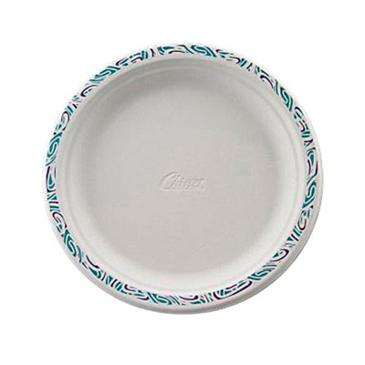 Chinet Festival White Molded Fiber Plates, 8 3/4&quot;,