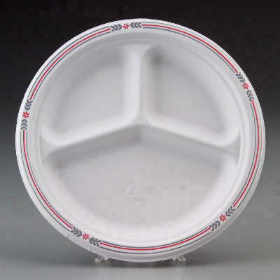 Chinet Classic White Molded Fiber Plates, 10.25in,