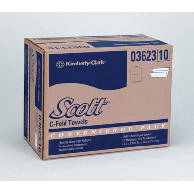 KIMBERLY-CLARK PROFESSIONAL* SCOTT C-Fold Paper Towels,