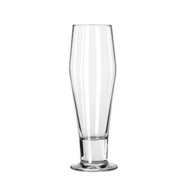 Libbey Footed Ale Glasses, 15 1/4 oz, Clear, Glass