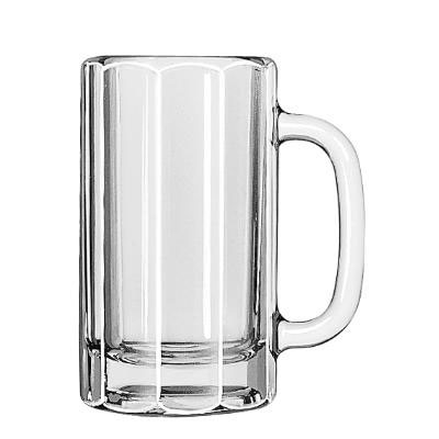 Libbey Glass Mugs and Tankards, Paneled Mug, 16oz,