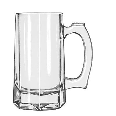 Libbey Glass Mugs and Tankards, Stein, 12oz, 5 7/8&quot;