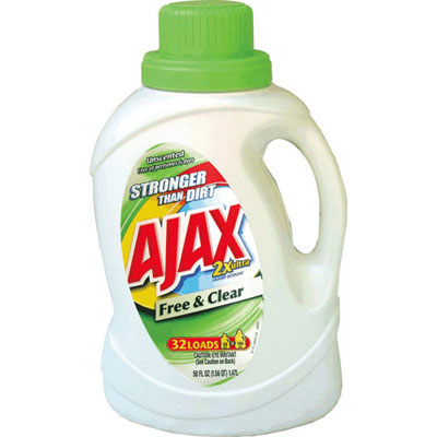 Ajax 2Xultra Liquid Detergent, Free &amp; Clear,