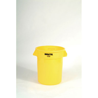 Rubbermaid Commercial Brute Refuse Container, Round,
