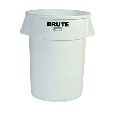 Rubbermaid Commercial Brute Refuse Container, Round,