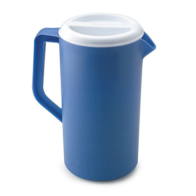 Rubbermaid Commercial Plastic Three-Way-Lid Pitcher, 36oz,