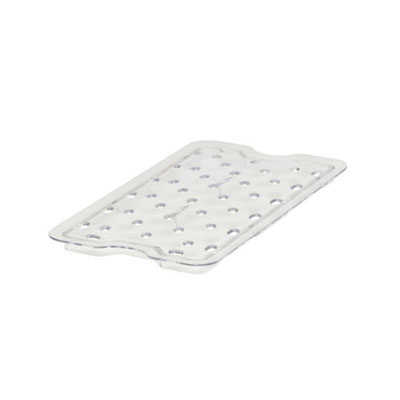 Rubbermaid Commercial Drain Trays, 18w x 12d, Clear
