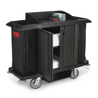 Rubbermaid Commercial Full-Size Housekeeping Cart,