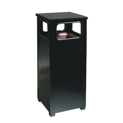Rubbermaid Commercial Flat Top Waste Receptacle, Square,