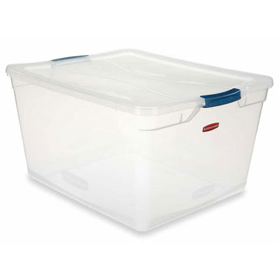 Rubbermaid Clever Store Basic Latch-Lid Container,
