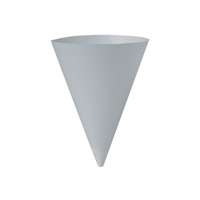 SOLO Cup Company Bare Treated Paper Cone Water Cups, 7 oz.,