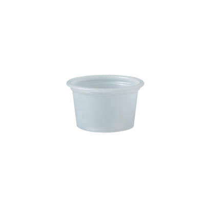 SOLO Cup Company Plastic Souffl Portion Cups, 1/2 oz.,
