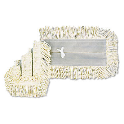 UNISAN Disposable Dust Mop Head, Cotton/Synthetic Blend,