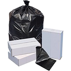 33 GAL, LLDPE, 33X39, 1.5 MIL, 100/CS, BLK
